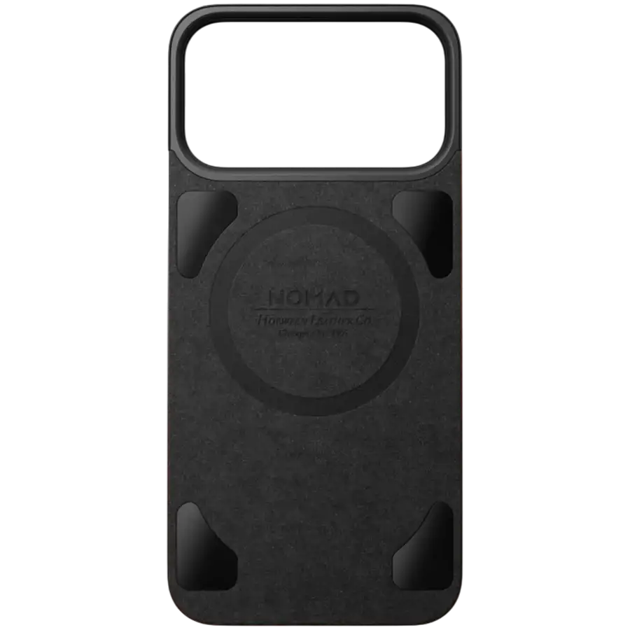 NOMAD Чохол Magnetic Leather Back Horween with MagSafe Rustic Brown для iPhone 17 Pro Max – photo 3