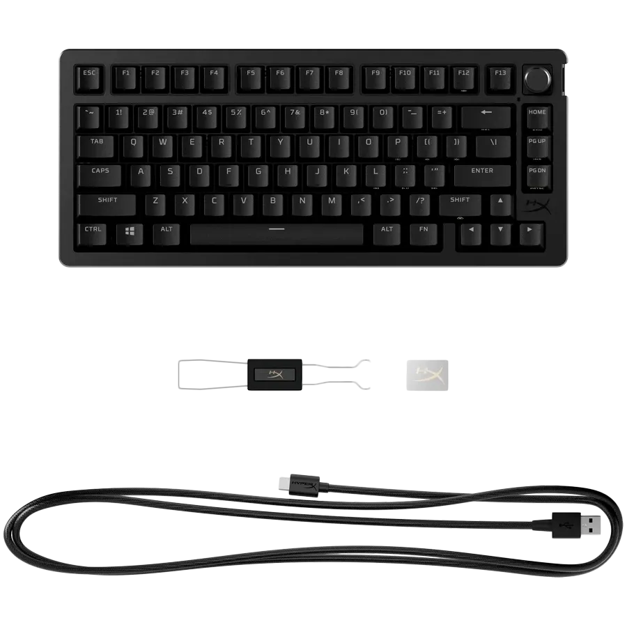photo 5 - Tastatură pentru gaming HYPERX Alloy Rise 75 RGB, Black