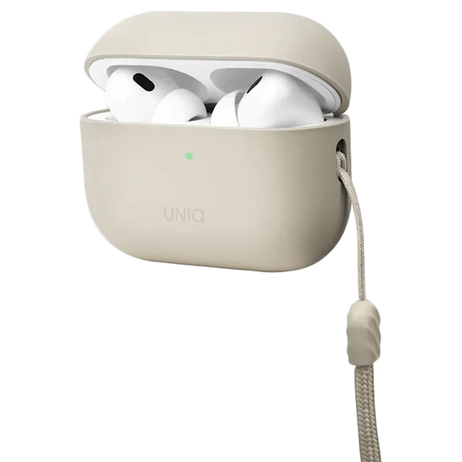 photo 2 - Պատյան UNIQ LINO Ivory Beige for AirPods Pro (Gen2)