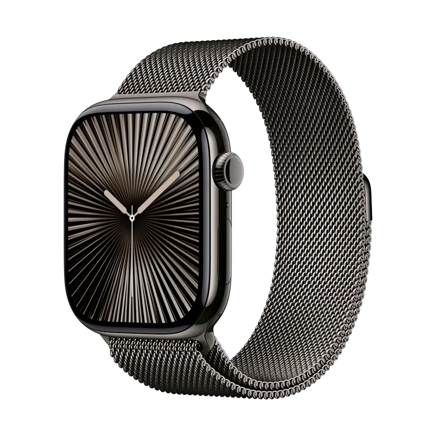 photo 2 - Apple 46mm Milanese Loop Band for Apple Watch 44/46 mm, Size S/M, Slate