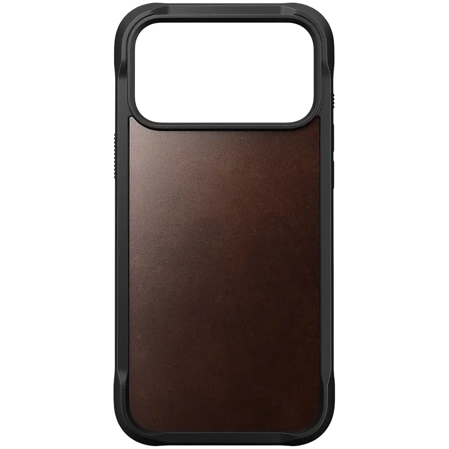 NOMAD Чохол Rugged Leather Horween with MagSafe Rustic Brown для iPhone 17 Pro Max – photo 2