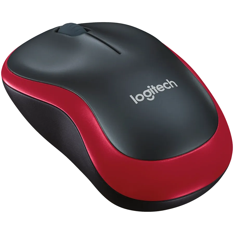 photo 2 - Миша LOGITECH M185 беспроводная USB Red (L910-002240)
