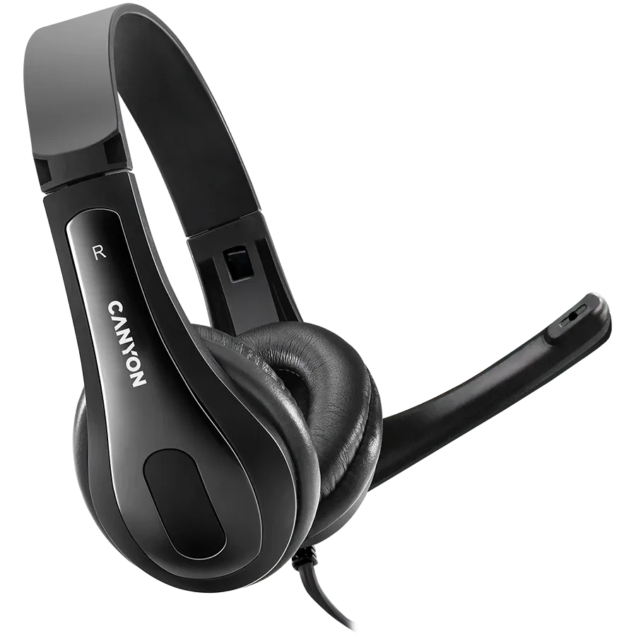 photo 1 - Headset CANYON CHSU-1, Black
