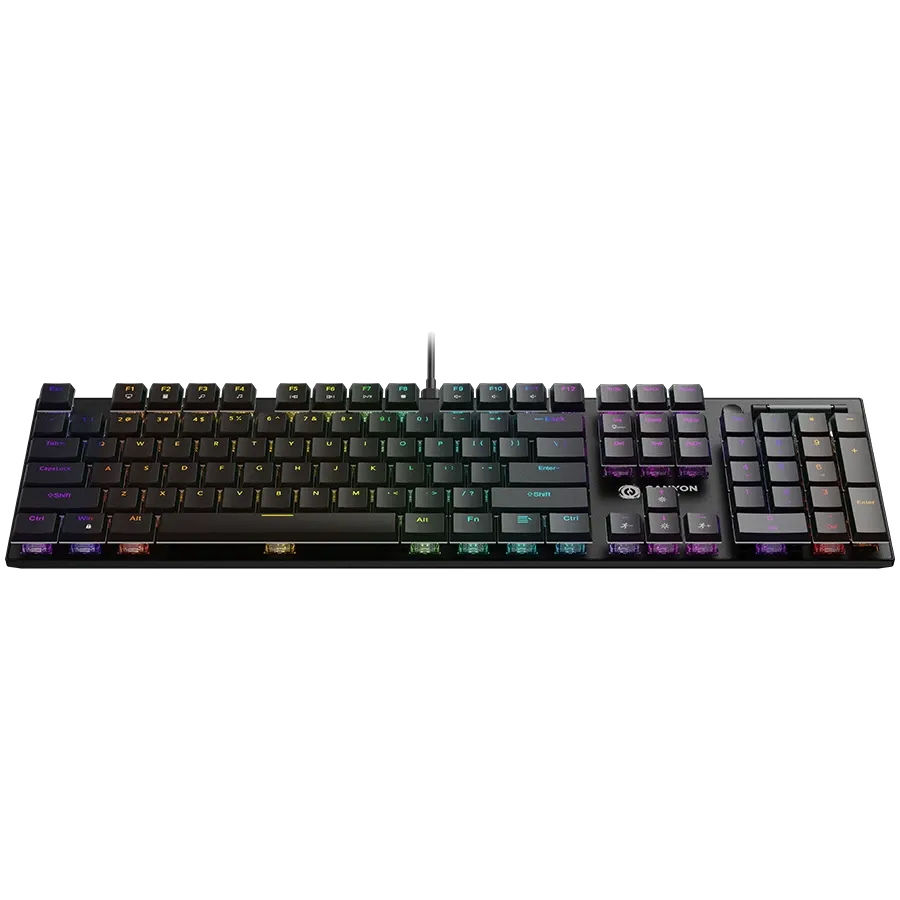 photo 2 - Игровая клавиатура CANYON Cometstrike GK-55 RGB Black (CND-SKB55-US)