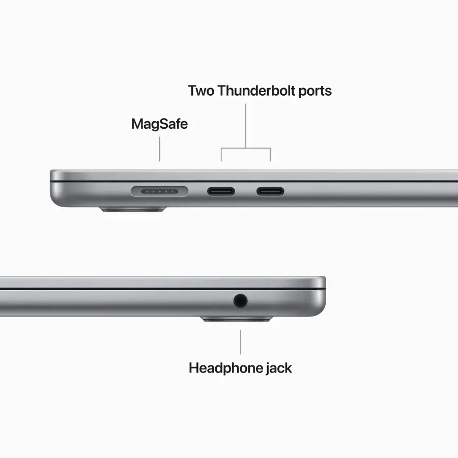MacBook Air 15.3"  M2 (8C CPU/10C GPU), 8 GB, 256 GB, Space Gray – photo 12