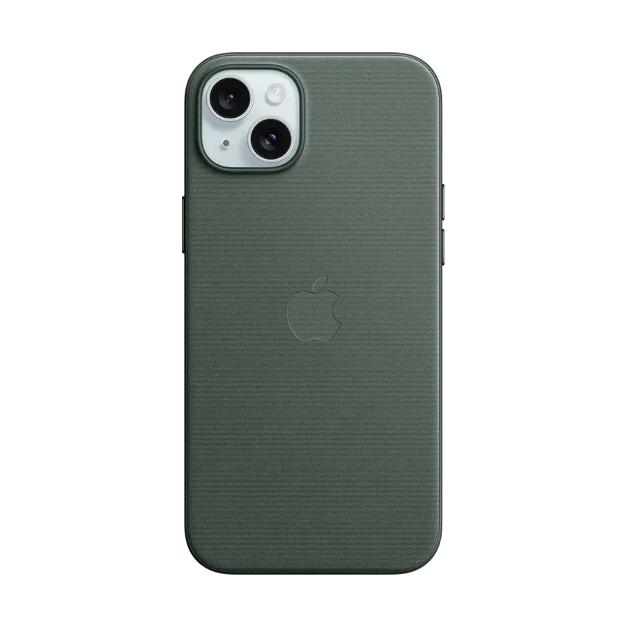 photo - Apple Case FineWoven Case with MagSafe Evergreen for iPhone 15 Plus