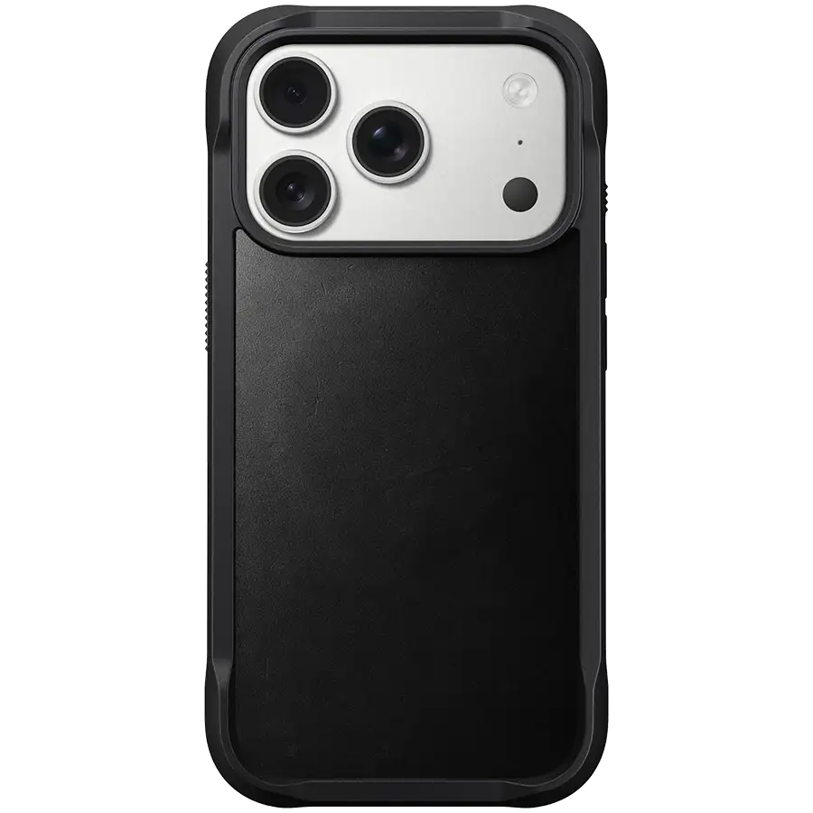 Чехол NOMAD Rugged Leather Horween с MagSafe для iPhone 17 Pro, Чёрный – photo 1