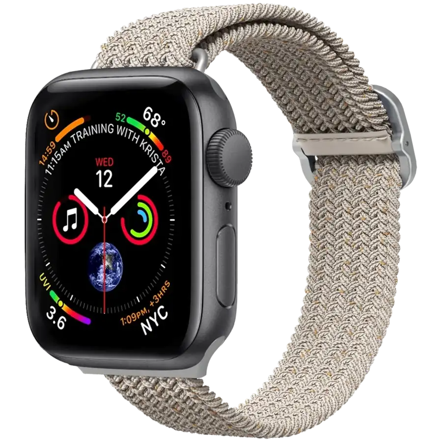 RHINOSHIELD Braided Strap Бауды ұзарту үшін Apple Watch 38/40/41 mm, Warm Sand – photo