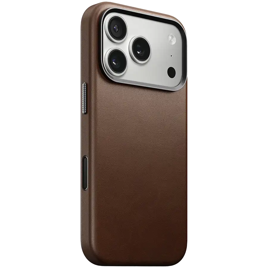 NOMAD Чохол Traditional Leather Case with MagSafe Коричневий для iPhone 17 Pro – photo 2