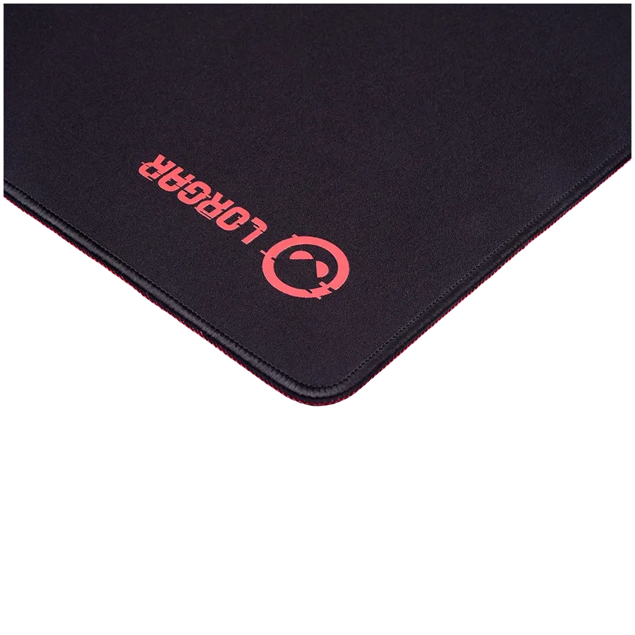 photo 6 - LORGAR Jacquard mousepad with red rubber, Чёрный