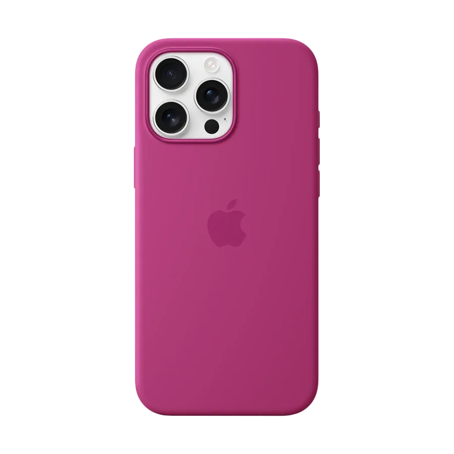 photo - Apple Պատյան Silicone Case with MagSafe հետ MagSafe Fuchsia for iPhone 16 Pro Max