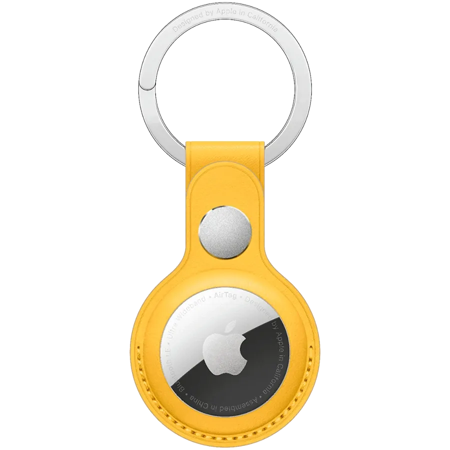 photo - Apple Leather Key Ring, Meyer Lemon