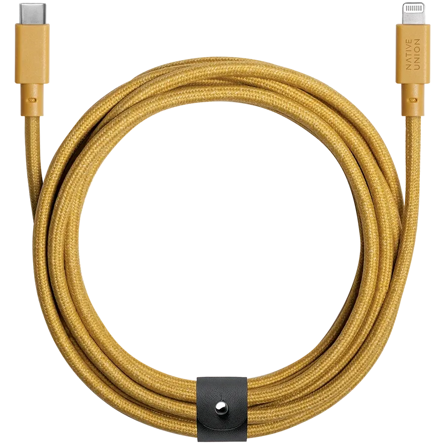 photo - NATIVE UNION Кабель USB-C на Lightning , Крафт, 3м