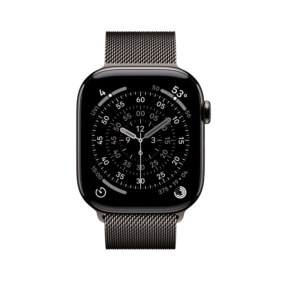 photo 2 - Apple Watch Series 11 GPS + Cellular,  Slate Milanese Loop, S/M, 46mm, Slate Titanium