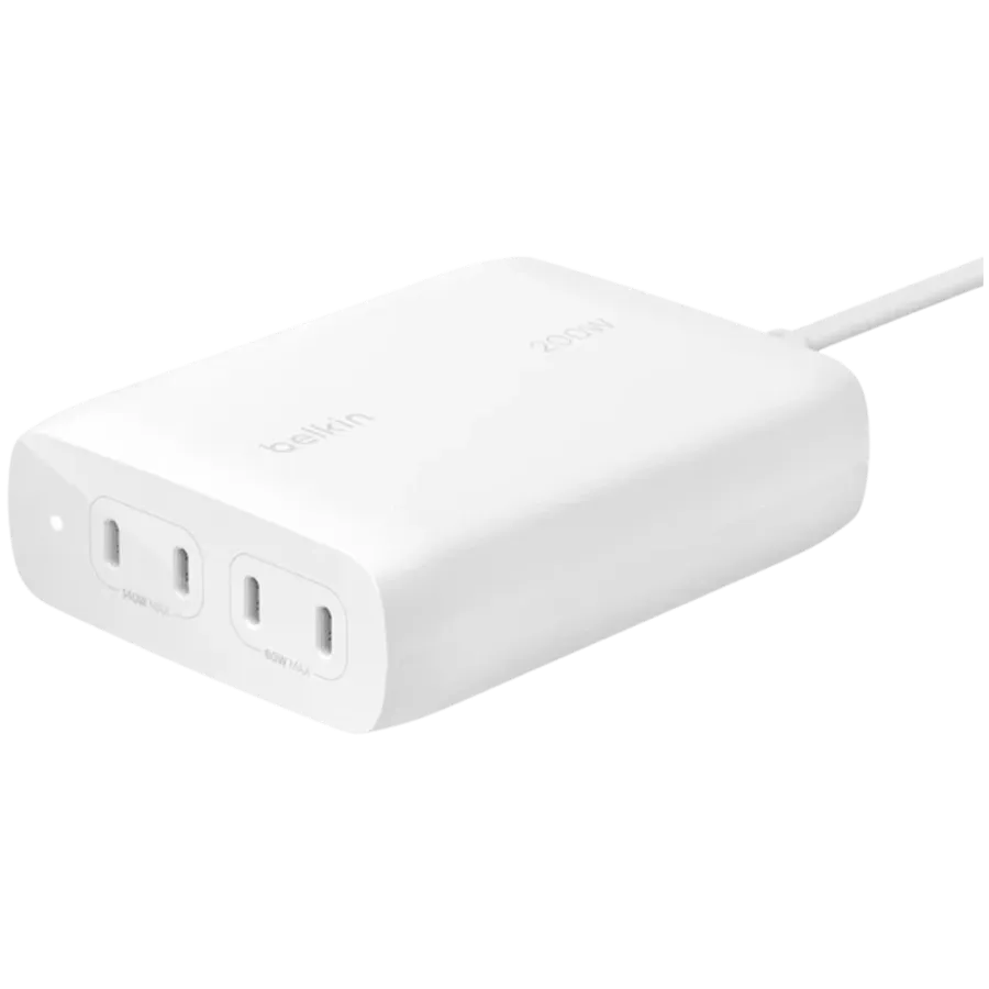 photo - BELKIN Адаптер живлення 4*USB-C, 200 Ват