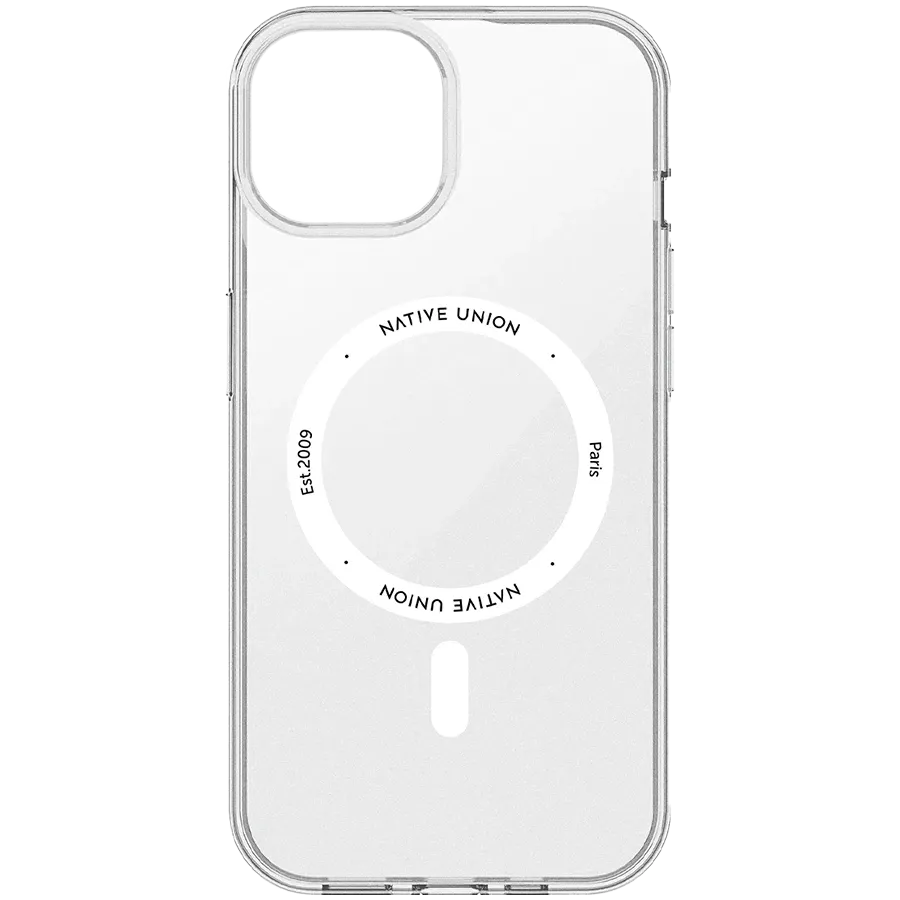 photo - Husă NATIVE UNION (RE)CLEAR transparentă pentru iPhone 15