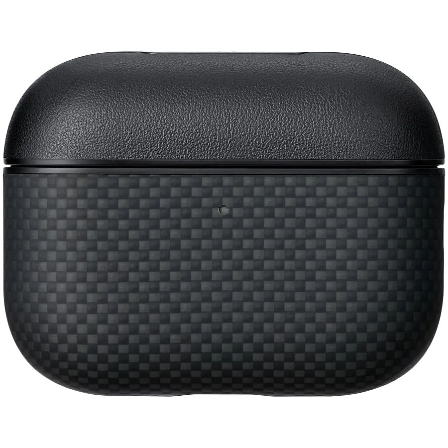 photo 1 - PITAKA Case Aramid Fiber Case with MagSafe Black/Gray for AirPods Pro (Gen3)