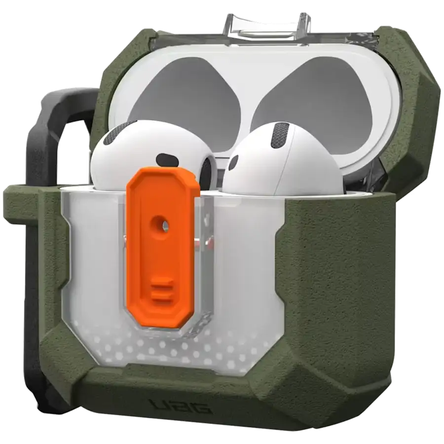 UAG Protective Case Plasma თან MagSafe Olive Drab for AirPods (Gen4) – photo 3