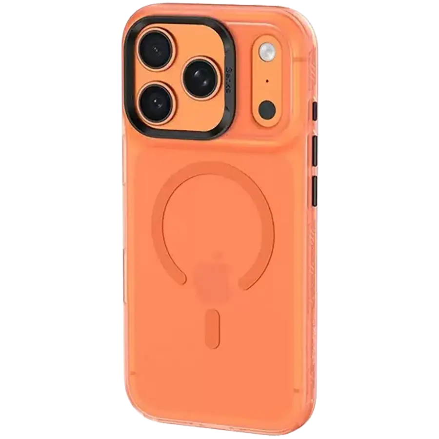 Husă BENKS Lucid Armor Magnetic cu MagSafe pentru iPhone 17 Pro Max, Orange – photo 1