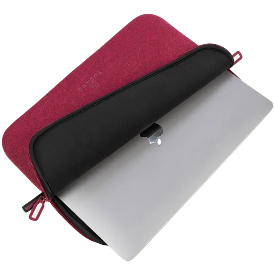 photo 4 - TUCANO Чехол MELANGE  Темно-красный для ноутбуков до 14"/ноутбуков до 13"/MacBook Air 15.3/MacBook Pro 15