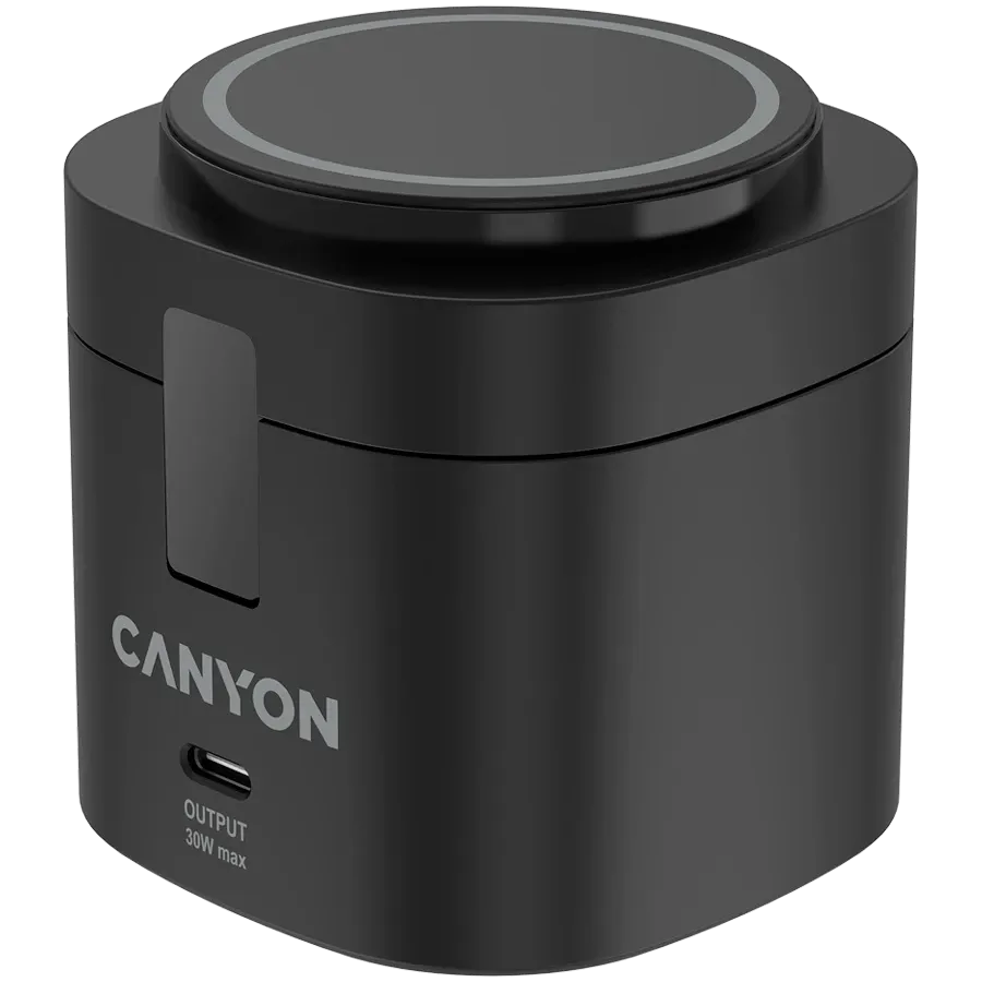 photo 1 - Беспроводное зарядное устройство CANYON OnCharge 405, 15 Вт, Чёрный