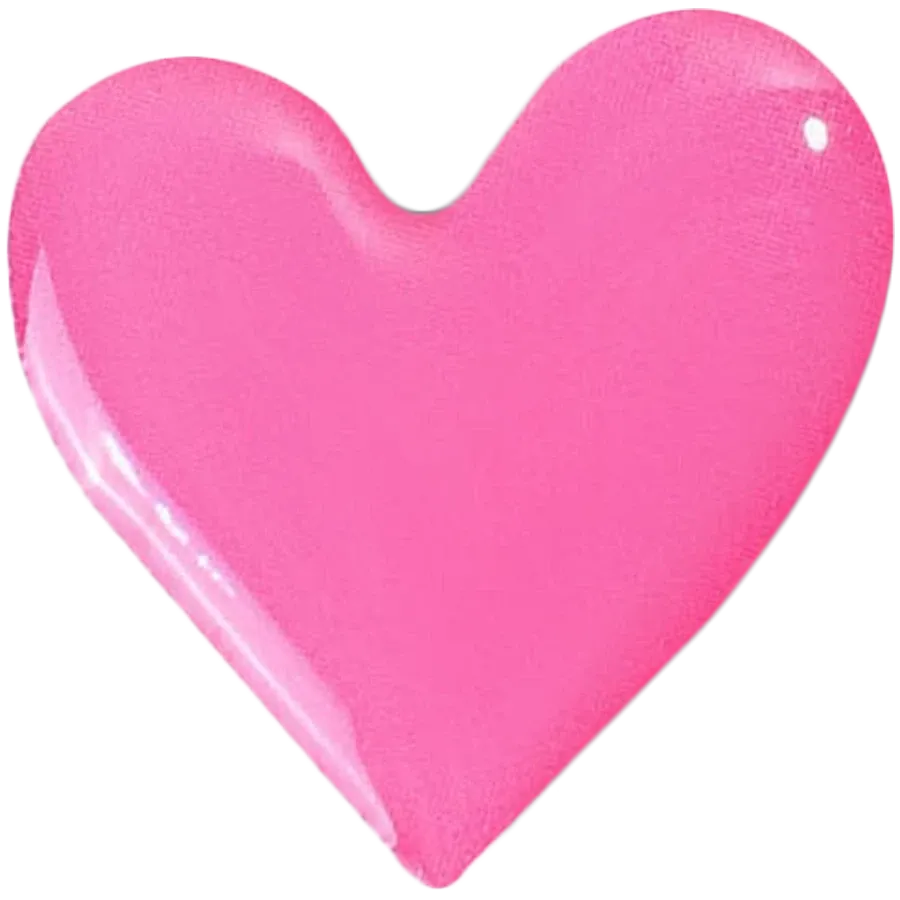 photo - VLP Sticker 3D VLP, Small Heart Pink