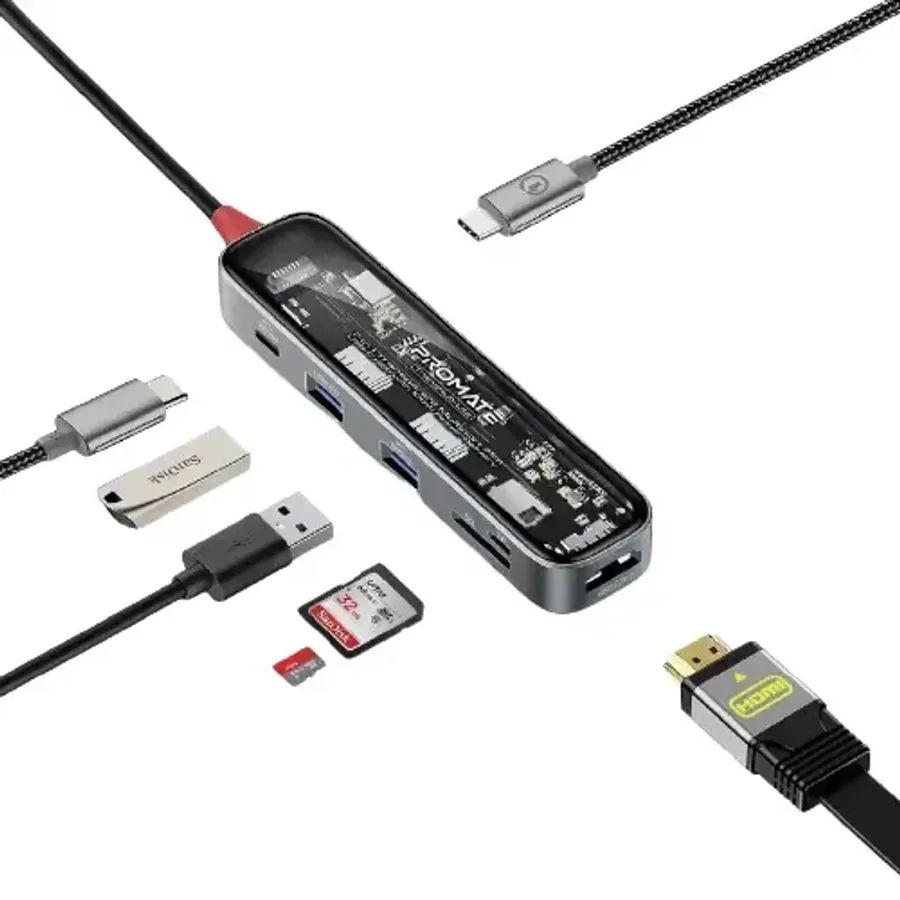 Хаб USB Promate transhub-lite – photo 1