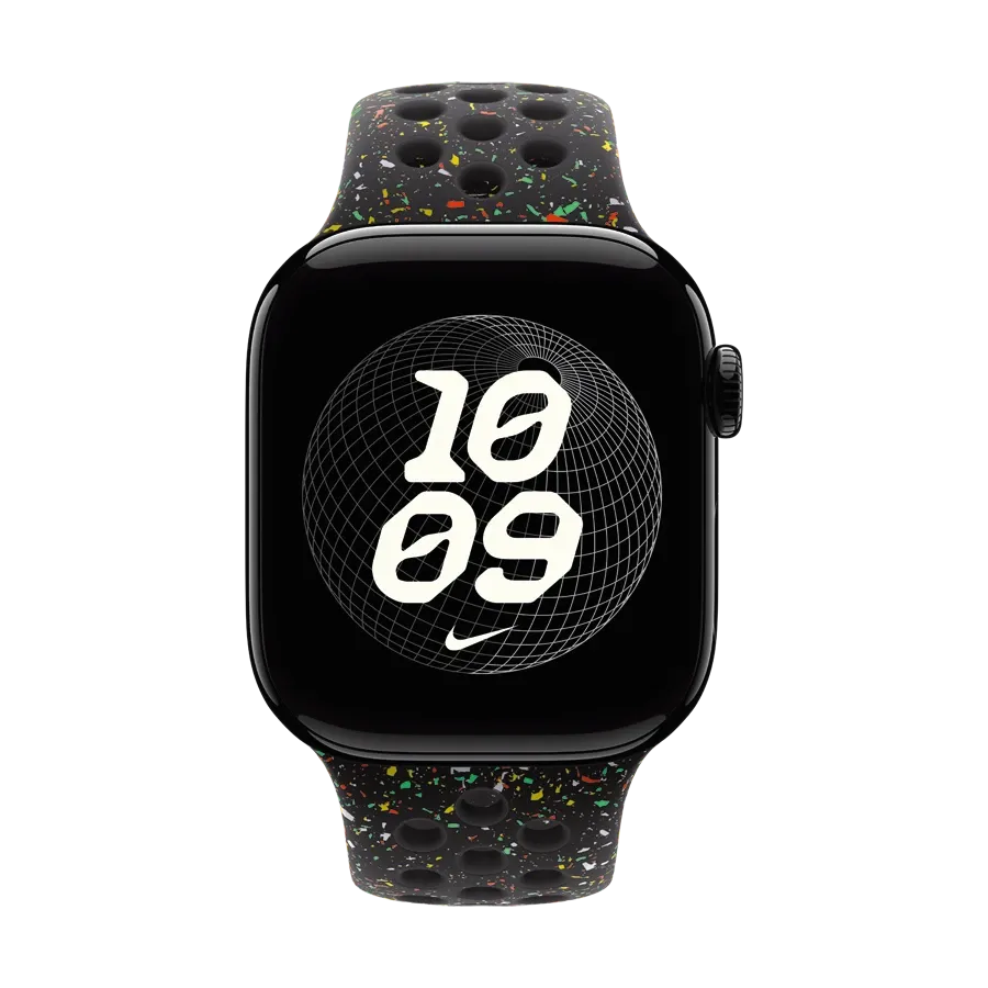 Apple 40mm Nike Sport Band - S/M & M/L Ремінець for Apple Watch 38/40/41 mm, Size S/M, Midnight Black – photo 2