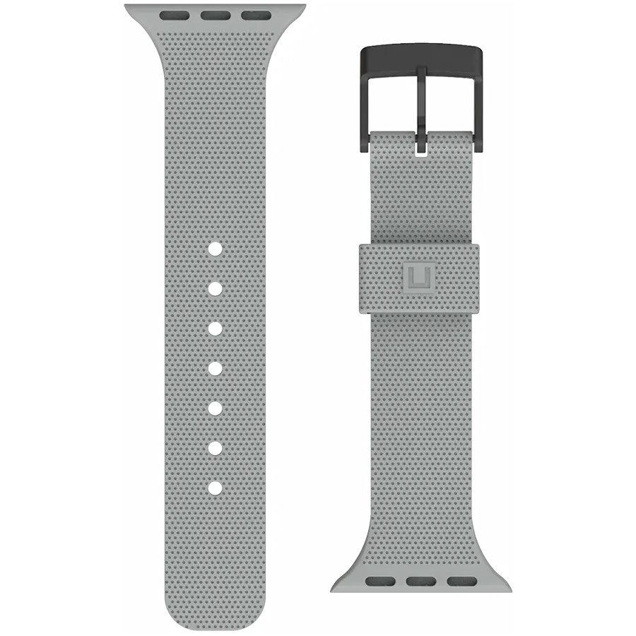 photo 1 - Curea UAG Dot din silicon pentru Apple Watch 42/44/45 mm, Gray