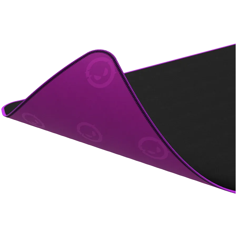 photo 5 - LORGAR Multispandex mousepad with purple rubber, Чёрный