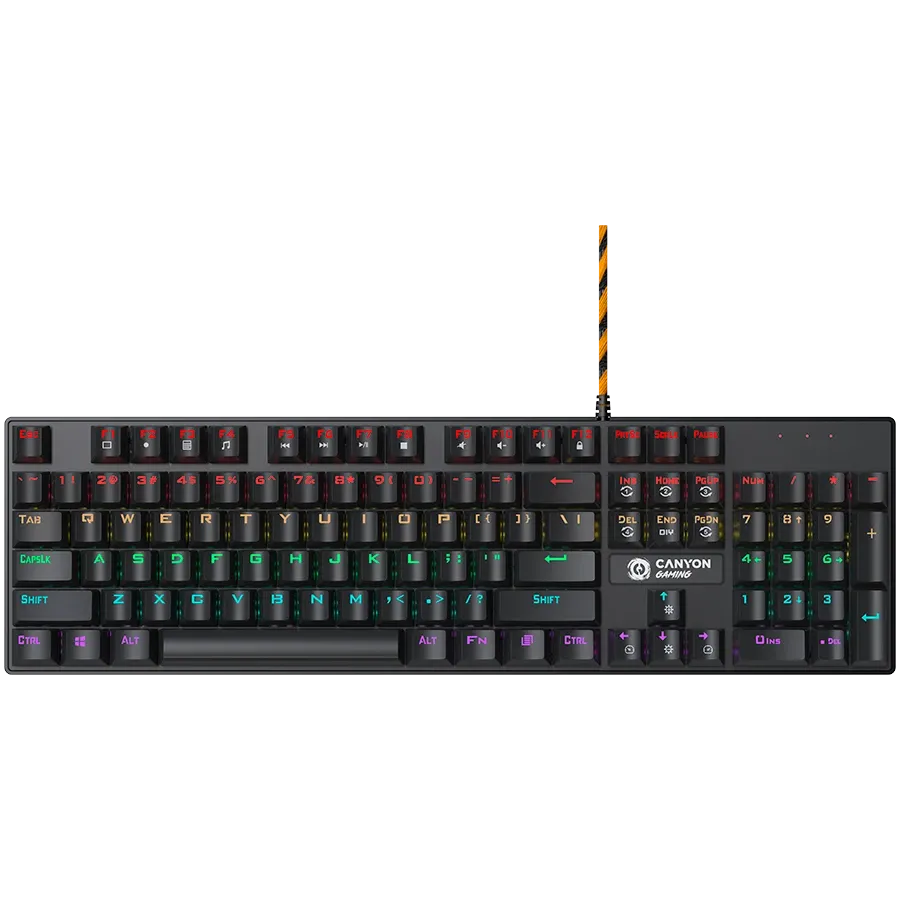 photo 1 - Ігрова клавіатура CANYON Deimos GK-4 (CND-SKB4-US)