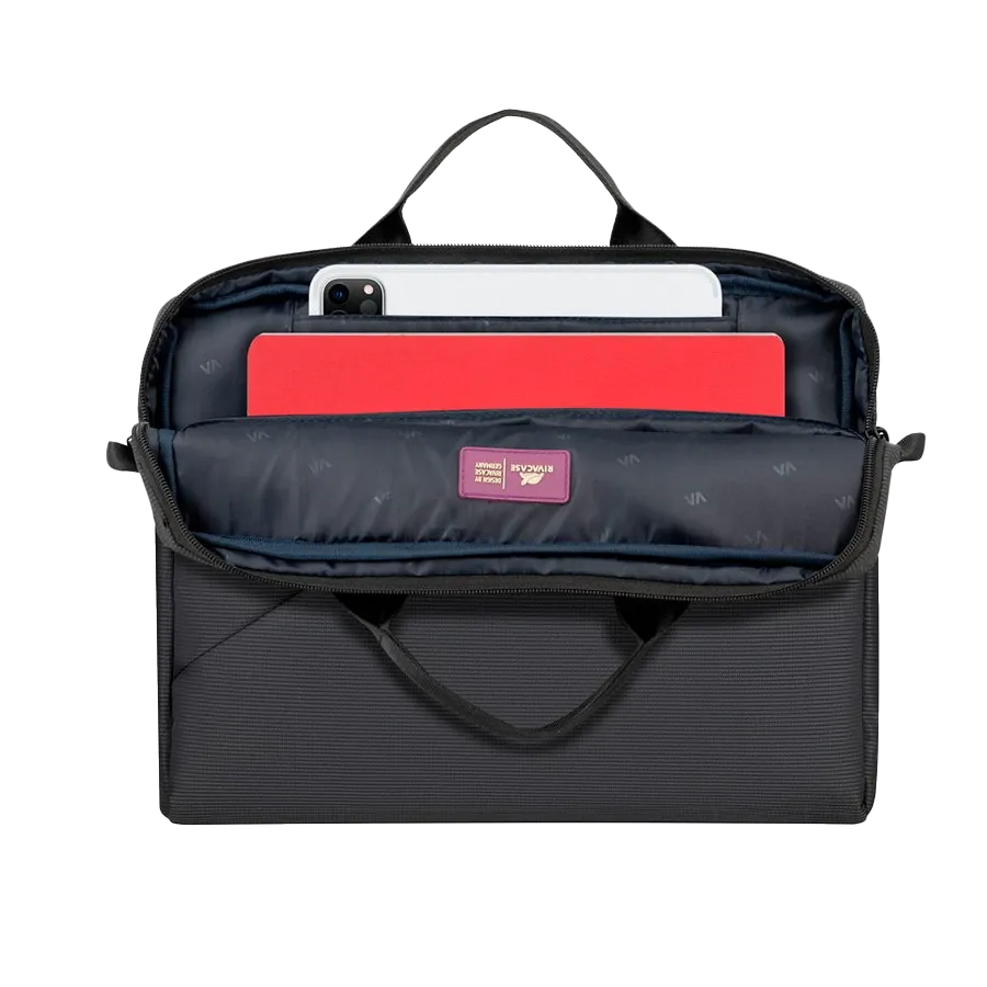 photo 6 - RIVA CASE Сумка Tivoli  Серая для MacBook Air 13/MacBook Pro 13/Ноутбук до 13.3"