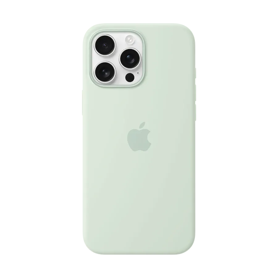 photo - APPLE Чохол силіконовий з MagSafe Aquamarine для iPhone 16 Pro Max