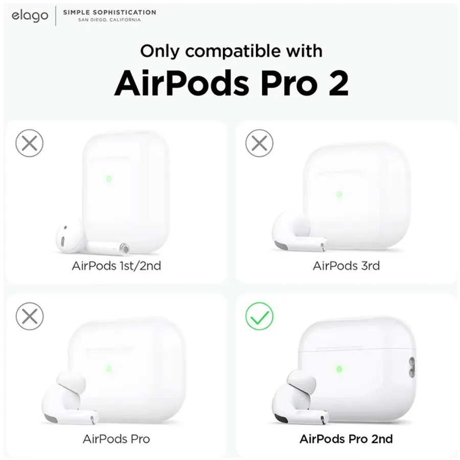 photo 3 - Чохол ELAGO Hang  Nightglow Blue для AirPods Pro (Gen2)
