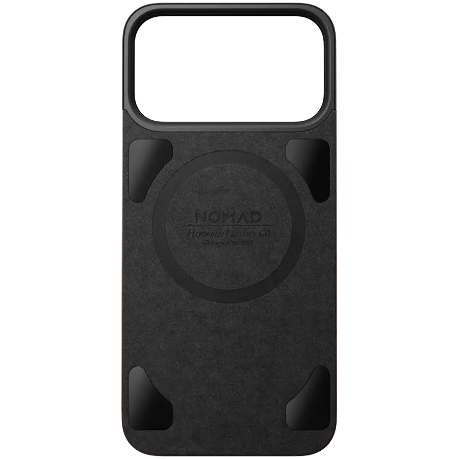 NOMAD Case Magnetic Leather Back Horween with MagSafe Rustic Brown for iPhone 17 Pro Max – photo 3