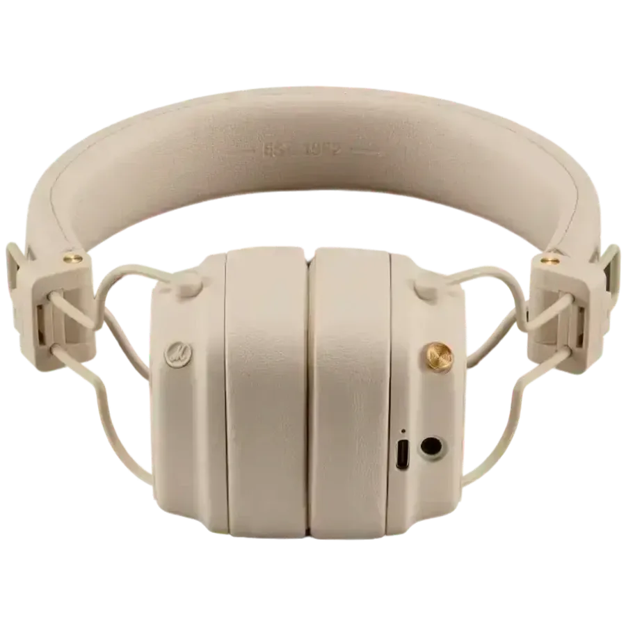 photo 4 - MARSHALL Major V {Проводной и беспроводной} Наушники, Кремовый