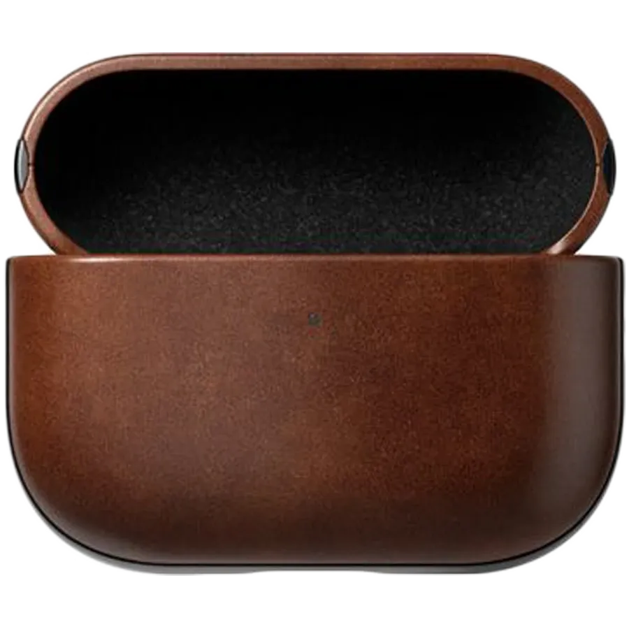 photo 2 - Husă NOMAD Modern din piele pentru AirPods Pro (Gen.3), Rustic Brown Horween