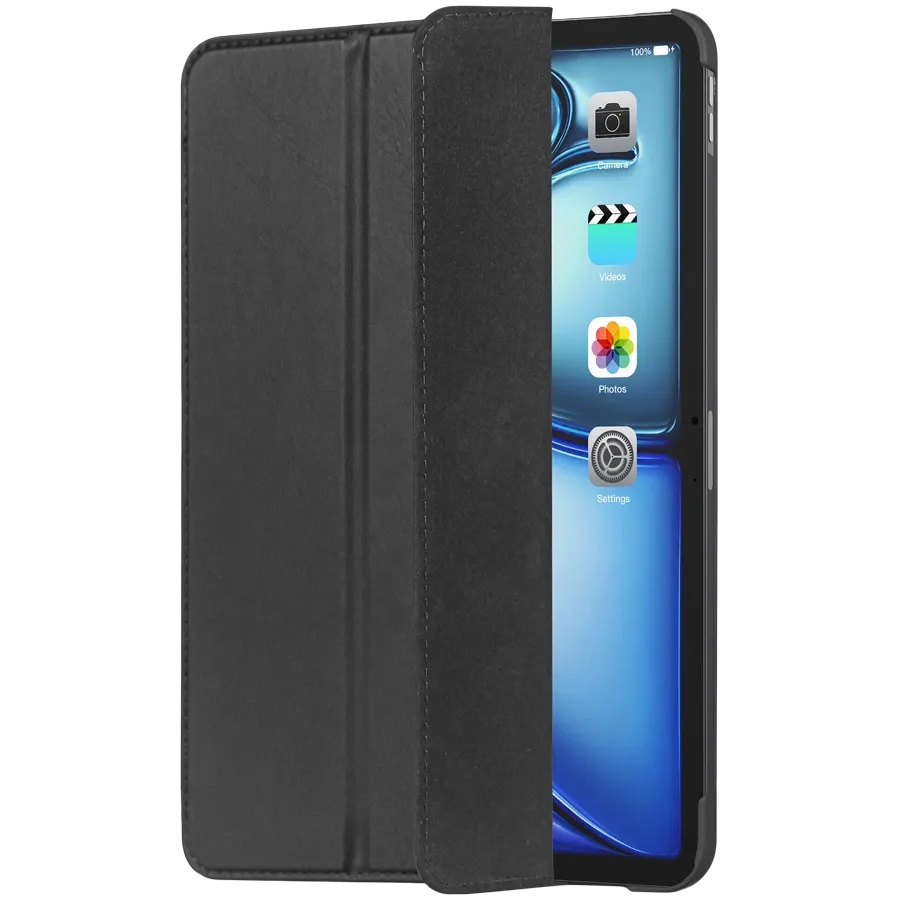 photo 5 - Чехол DECODED Smart Folio Slim из текстурированного силикона для iPad Air 11 (M2/M3), Charcoal Black