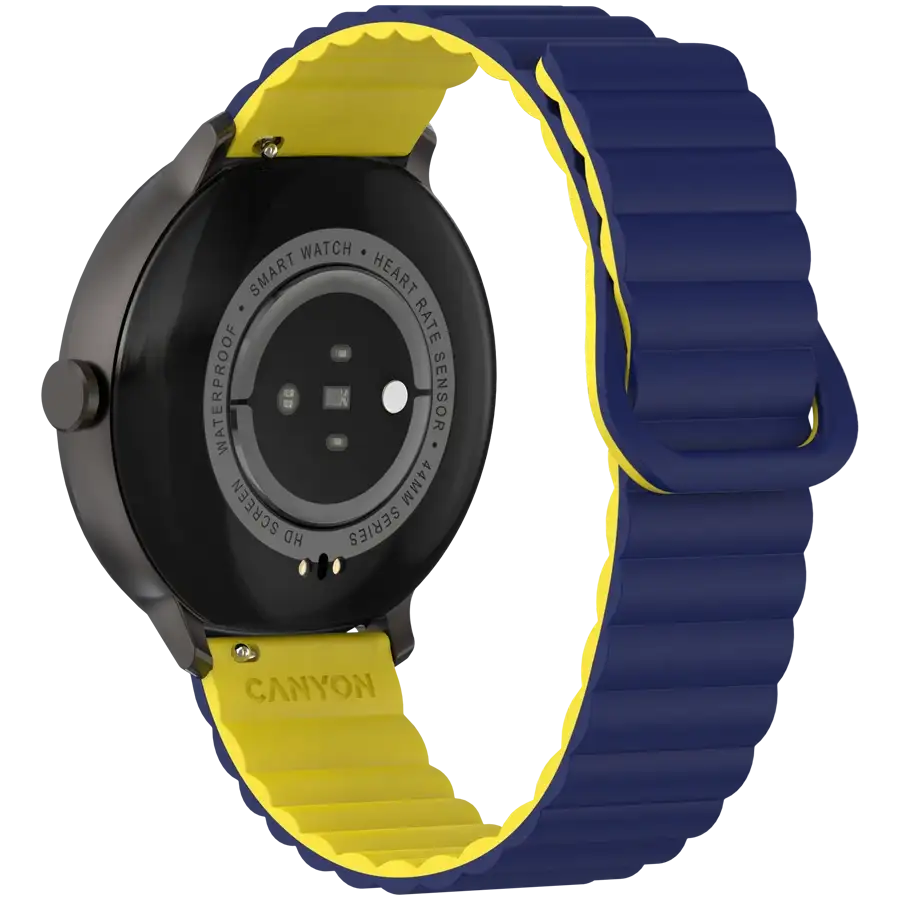 CANYON Jacky SW-69 (1.30", 360x360, 128 МБBluetooth 5.1) Blue/Yellow – photo 4