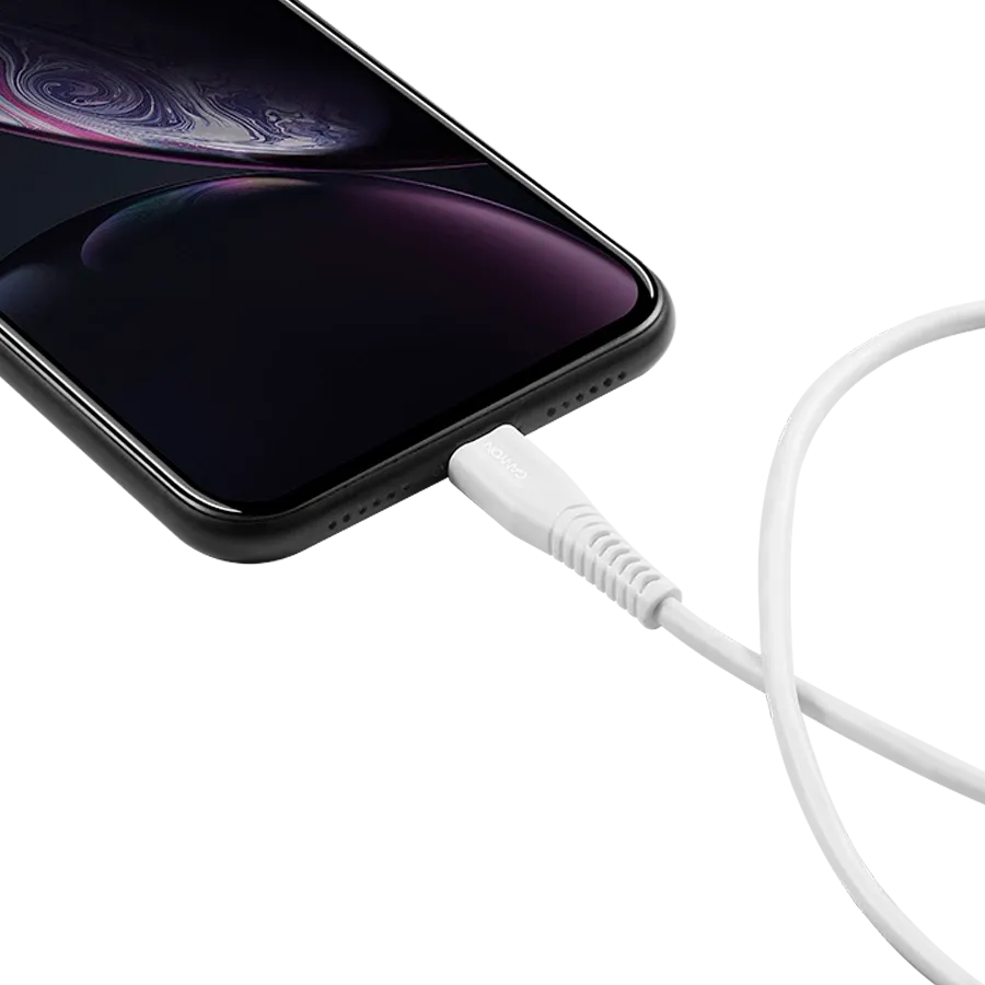 photo 3 - CANYON USB Cable MFI-4, White, 1.2m