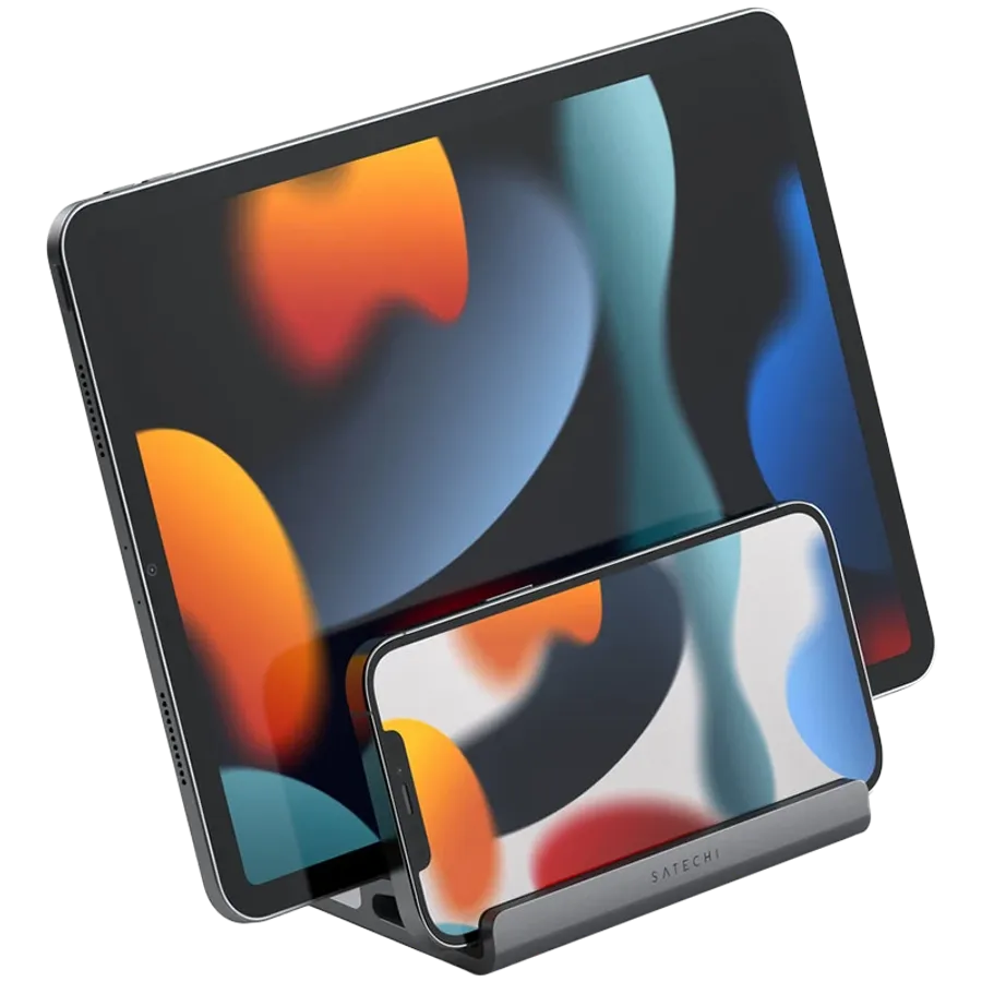 photo 6 - Подвійна вертикальна підставка SATECHI Dual Vertical Laptop Stand (ST-ADVSM)