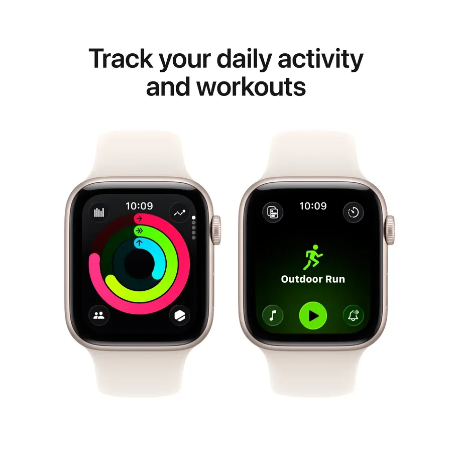 photo 6 - Apple Watch SE GPS Gen.3, 44mm, Sport Band "Starlight", M/L, Starlight