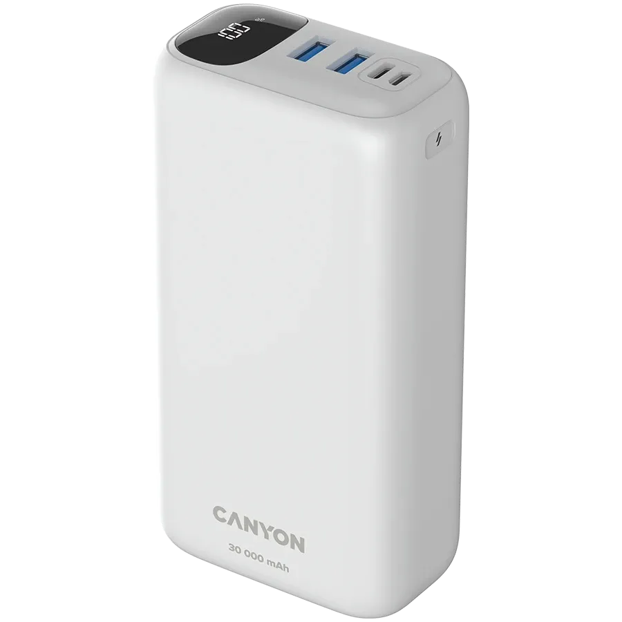photo 2 - CANYON PB-301 Портативное зарядное устройство, 30000 мА·ч, Li-pol
