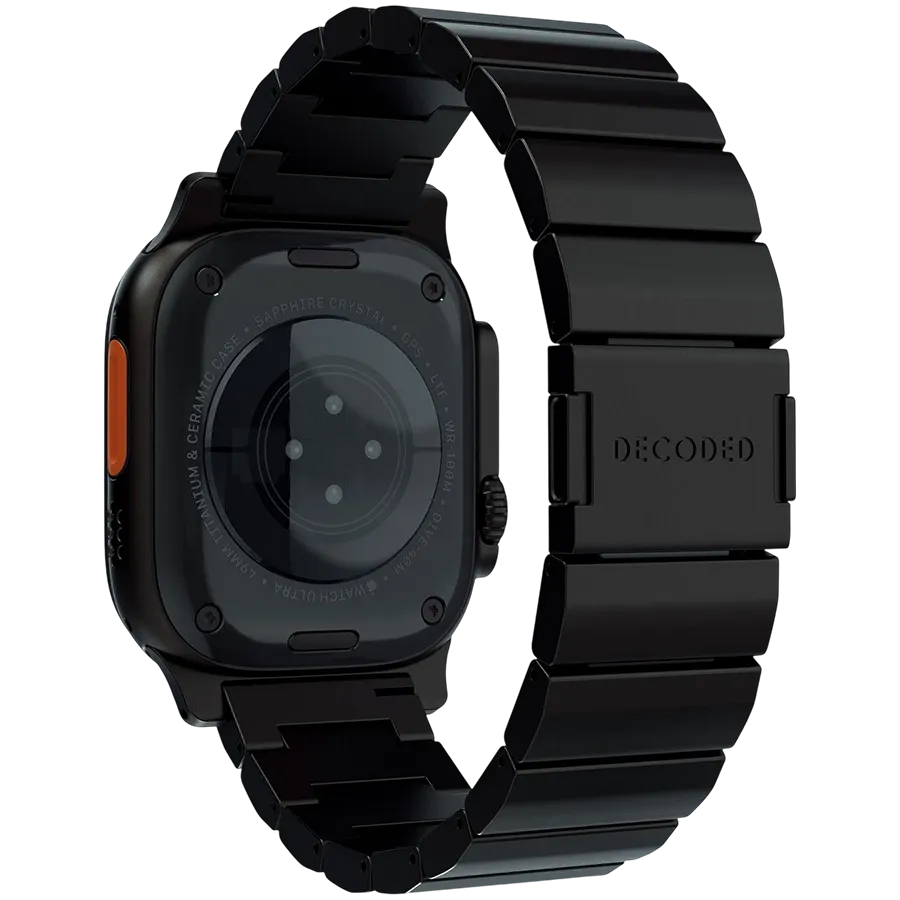 photo 3 - DECODED Titanium Watch Band for Apple Watch 44/45/46/49 mm, Black Titanium