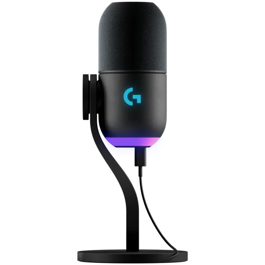 photo 1 - Микрофон LOGITECH Yeti GX Dynamic RGB Gaming Mic with Lightsync Black (L988-000569)