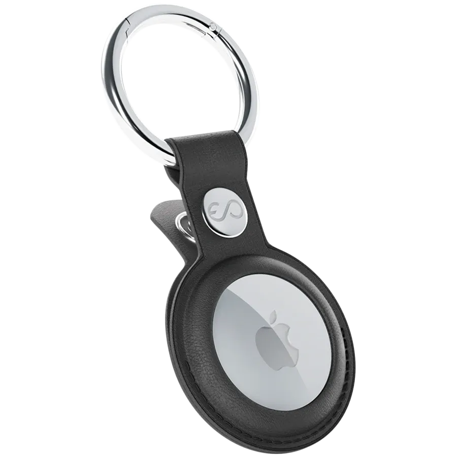 photo - Breloc EPICO din piele pentru AirTag, Black