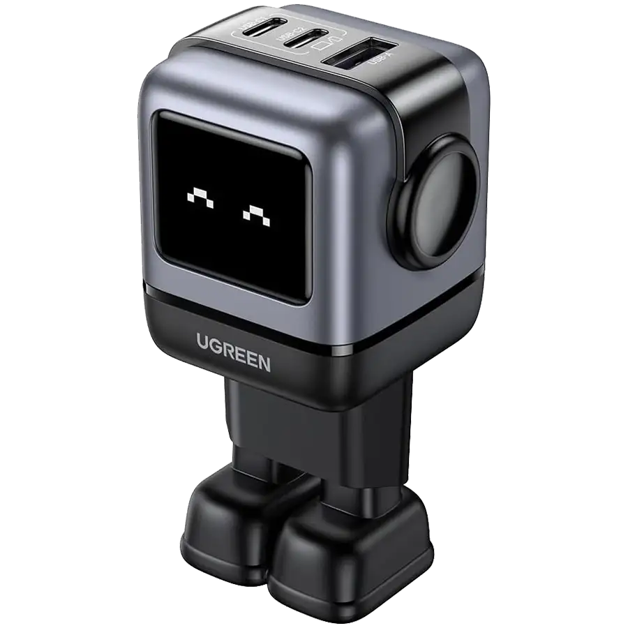 Адаптер питания UGREEN USB/USB-C, 65 Вт, Серый – photo