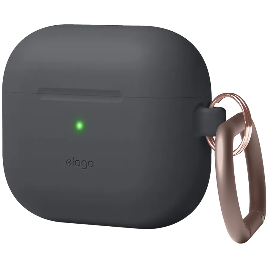 photo - Чохол ELAGO Hang  Темно-сірий для AirPods (Gen3)