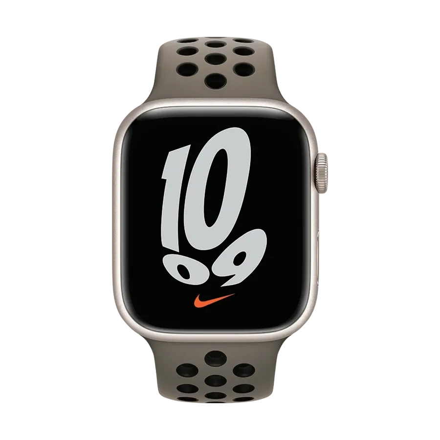 photo 3 - Kəmər Apple Nike Sport Band, Apple Watch üçün, 42/44/45/49 mm, Olive Grey/Black