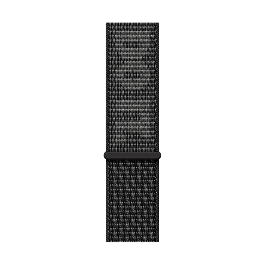 photo 1 - Apple 45mm Nike Sport Loop Ремешок  for Apple Watch 42/44/45/49 mm, Black/Summit White
